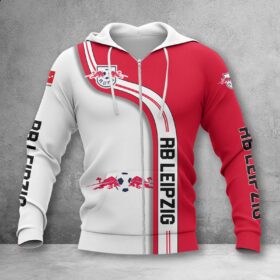 RB Leipzig Hoodie Zip Herren | RBL Kapuzenjacke mit Reißverschluss WINA2806