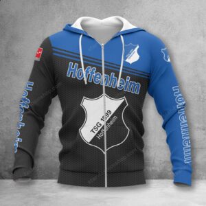 TSG Hoffenheim Hoodie Zip Herren | TSG Kapuzenjacke mit Reißverschluss WINA2921