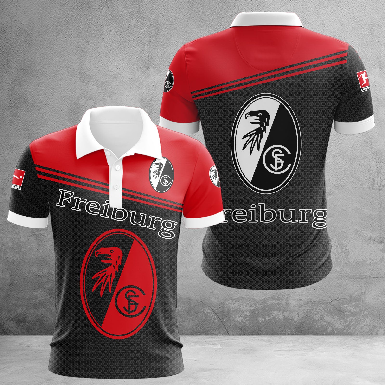 SC Freiburg Poloshirt | SCF Polohemd WINA2919