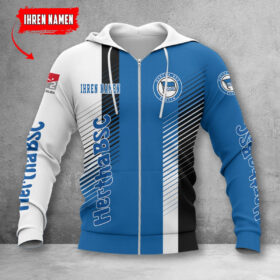 Hertha BSC Hoodie Zip Herren | Hertha Kapuzenjacke mit Reißverschluss WINA10726