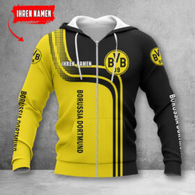 Borussia Dortmund II Hoodie Zip Herren | BVB II Kapuzenjacke mit Reißverschluss WINA60156