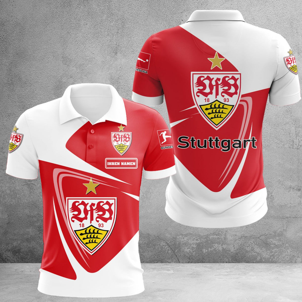VfB Stuttgart Poloshirt | VfB Polohemd WINA17718