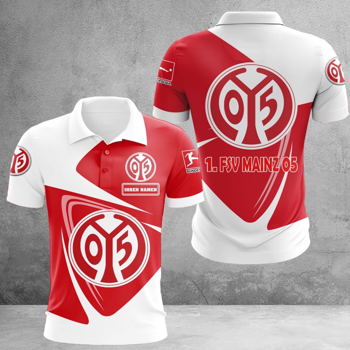 1. FSV Mainz 05 Poloshirt | Mainz 05 Polohemd WINA17705