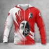 SC Freiburg Hoodie Zip Herren | SCF Kapuzenjacke mit Reißverschluss WINA23164