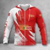 Union Berlin Hoodie Zip Herren | FCU Kapuzenjacke mit Reißverschluss WINA23166