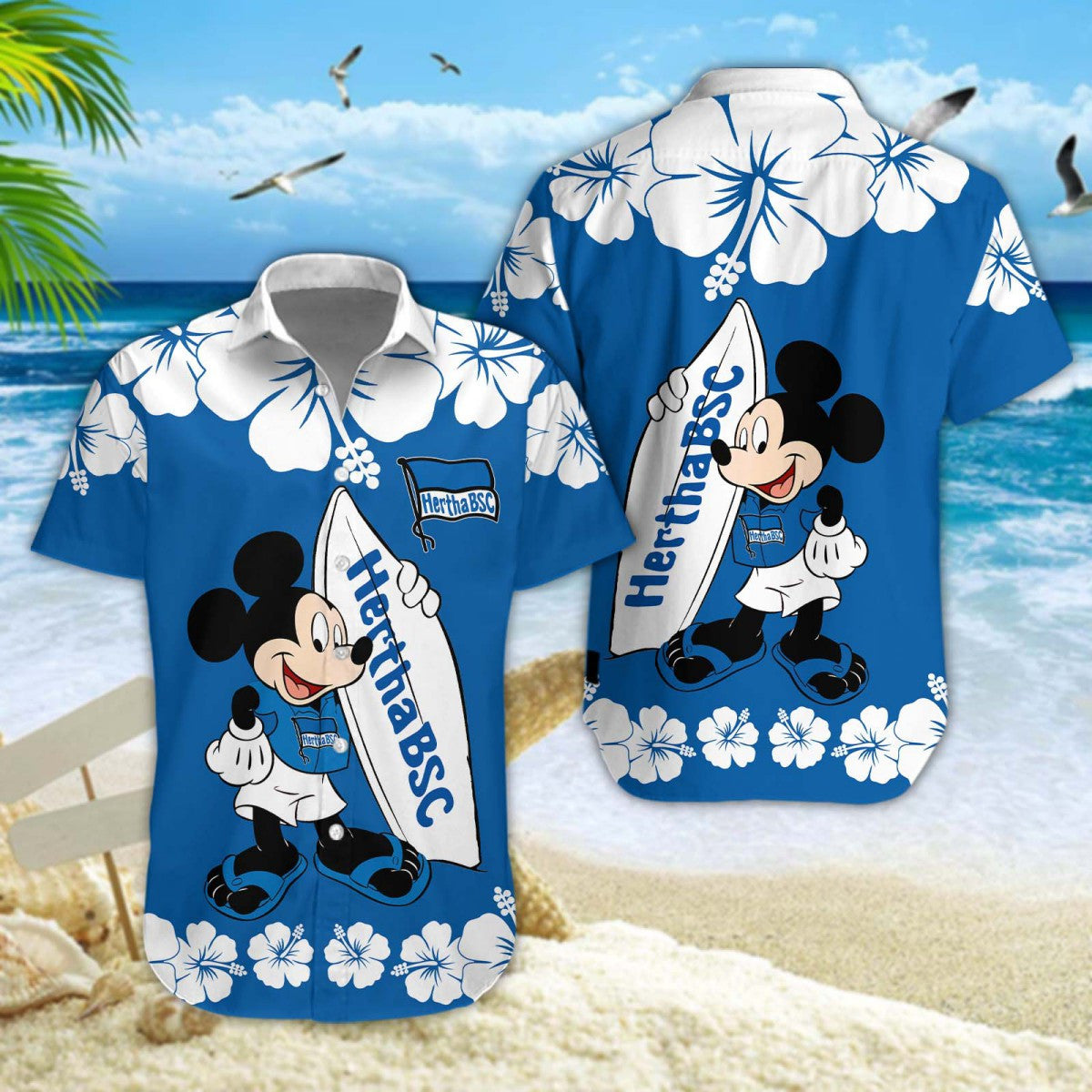 Hawaiihemd Hertha BSC – Herren Sommerhemd Edition A
