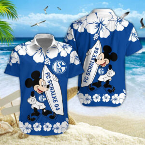 Hawaiihemd Schalke 04 – Herren Sommerhemd Edition A