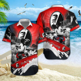 Hawaiihemd SC Freiburg – Herren Sommerhemd Classic