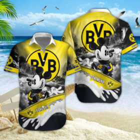 Hawaiihemd Borussia Dortmund II – Herren Sommerhemd Classic