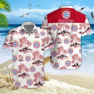 Hawaiihemd Bayern München – Herren Sommerhemd Special