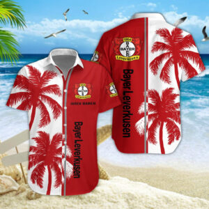 Hawaiihemd Bayer 04 Leverkusen – Herren Sommerhemd Modern