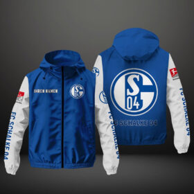 Schalke 04 Windbreaker | S04 Windjacke Königsblau
