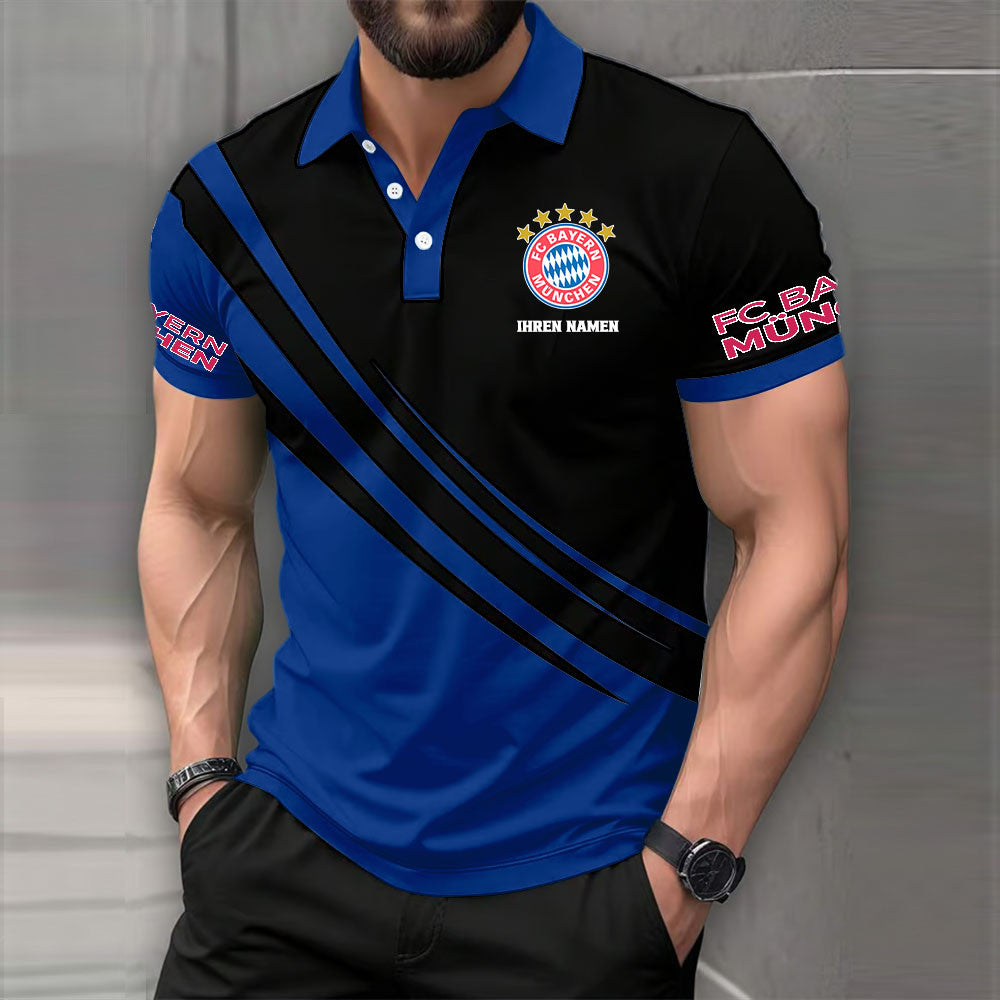 FC Bayern München Poloshirt | FCB Polohemd Premium – Bild 2