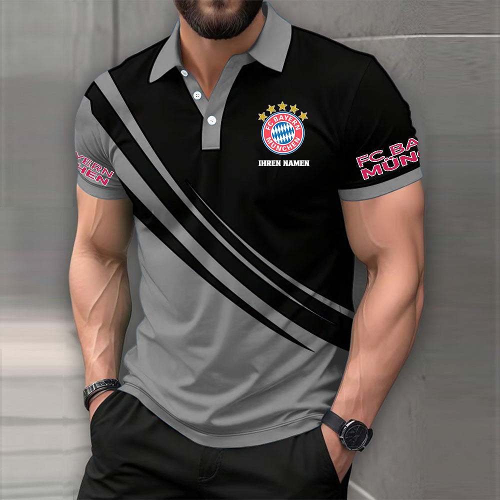 FC Bayern München Poloshirt | FCB Polohemd Premium – Bild 4