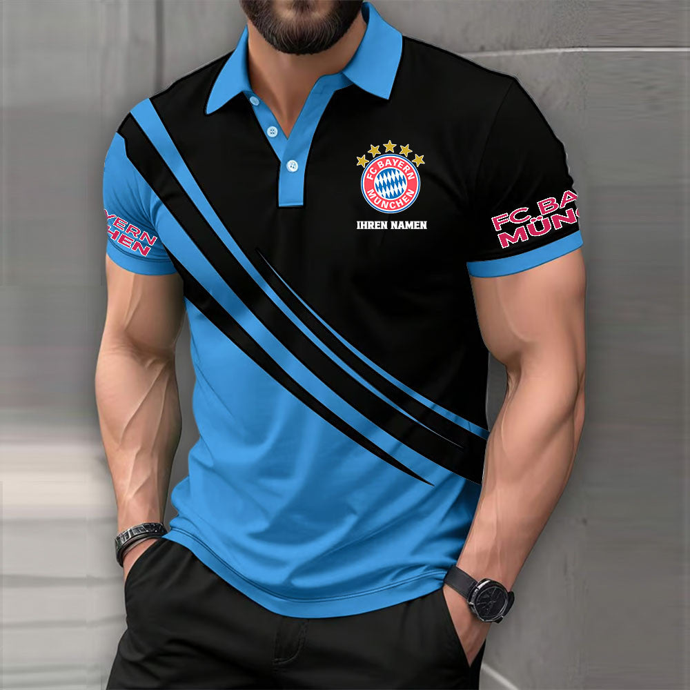 FC Bayern München Poloshirt | FCB Polohemd Premium – Bild 5