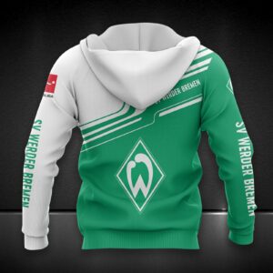 Alternative view of Werder Bremen Hoodie Zip Herren | SVW Kapuzenjacke mit Reißverschluss DDQQA80229