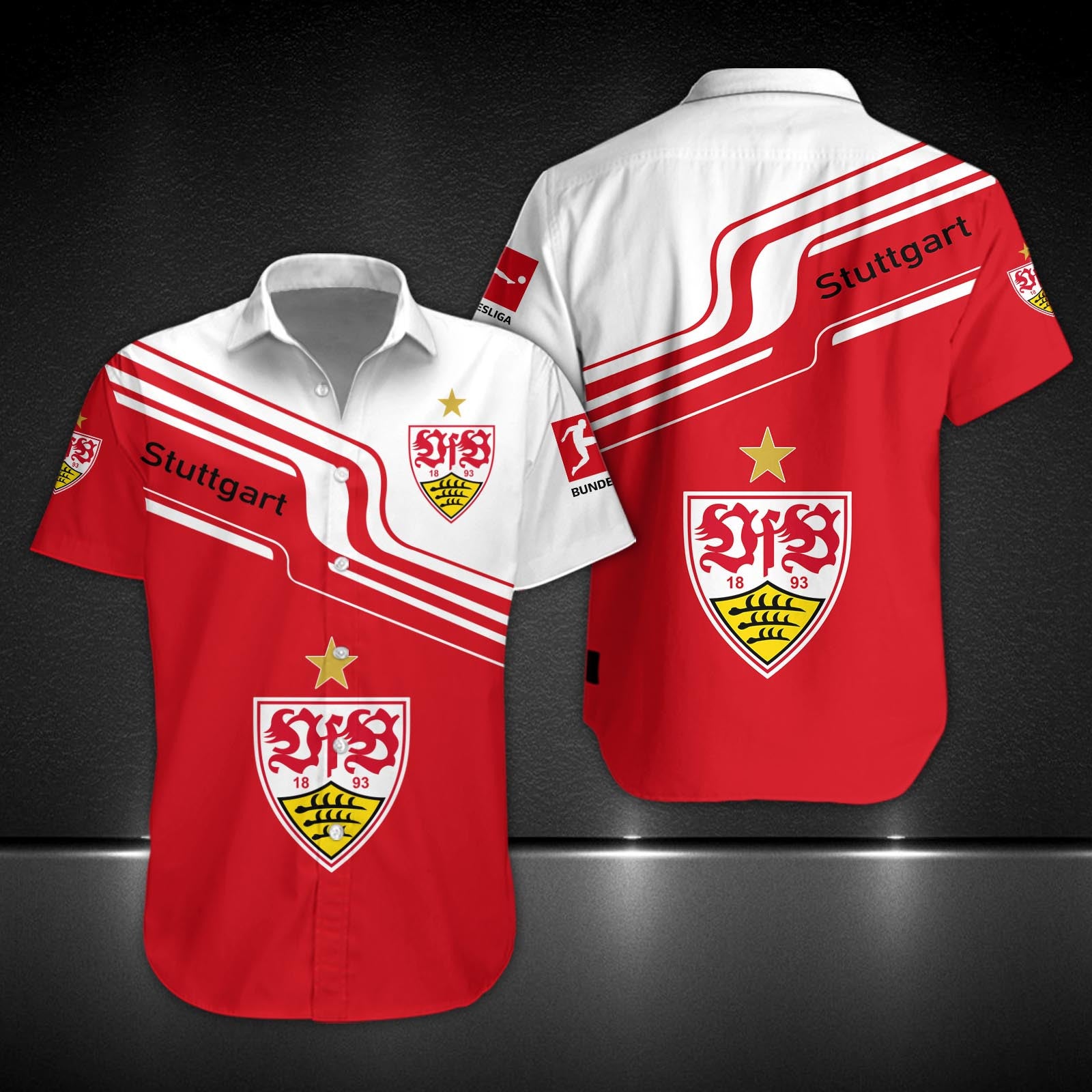VfB Stuttgart Hawaii Shirt | VfB Hawaiihemd DDQQA80226