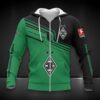 Borussia Mönchengladbach Hoodie Zip Herren | BMG Kapuzenjacke mit Reißverschluss DDQQA80216