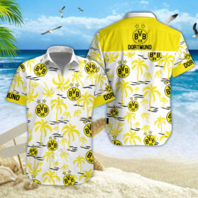 Hawaiihemd Borussia Dortmund – Herren Sommerhemd Premium