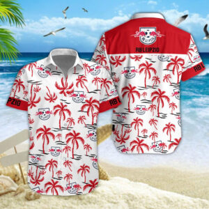 Hawaiihemd RB Leipzig – Herren Sommerhemd Premium